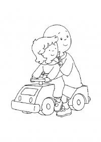 Раскраски лето праздник 1 июня день защиты детей дети игра лето машина 