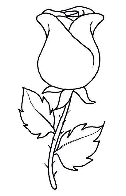 Раскраска. Как легко нарисовать розу поэтапно карандашом, для начинающих ...