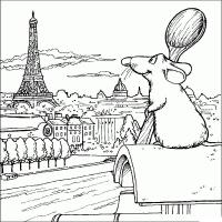 Раскраски европа путешествия страна европа париж мышонок 