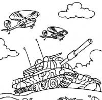 Раскраски танки скачать бесплатно вертолеты 