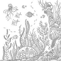Книга-раскраска (антистресс, раскраска для взрослых) 