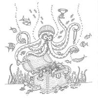 Книга-раскраска (антистресс, раскраска для взрослых) 