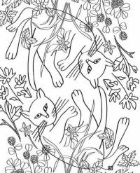 Иллюстрация 2 из 39 для кототерапия. раскраска-антистресс для взрослых,  кошки-цветочки 