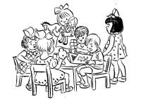 Раскраски дети праздник 1 июня день защиты детей дети игра лето чтение книга игрушки 