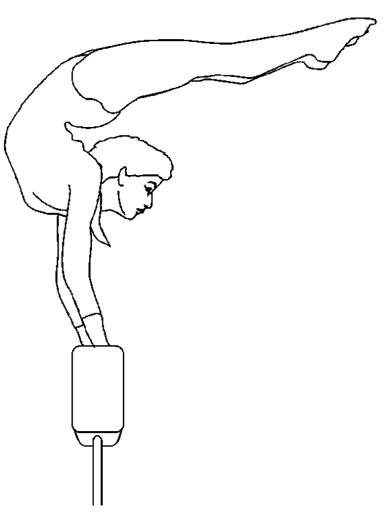Раскраски гимнастика гимнастика, стойка на руках, раскраски 