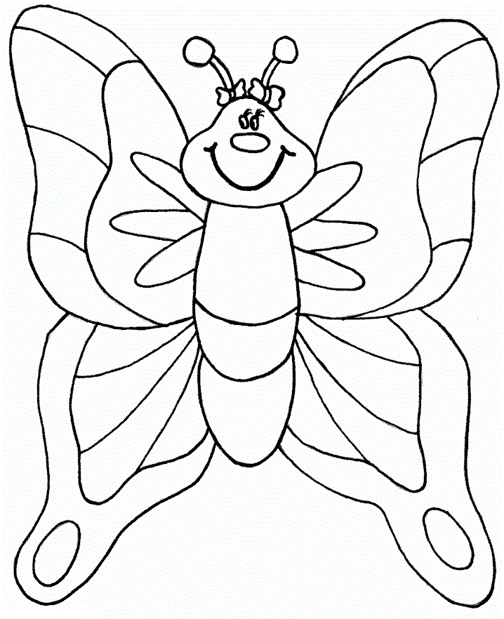 Веселая бабочка 