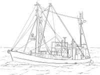 Раскраски кораблей, лодок, яхт и других судов для детей 