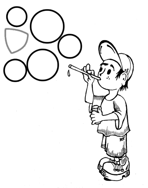 Раскраски день праздник 1 июня день защиты детей мальчик мыльные пузыри 