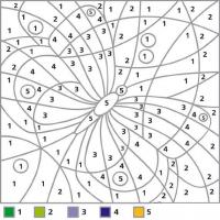 Раскраски математические раскраски  для дошкольников математические раскраски для дошкольников, обучающие раскраски, раскрась по цифрам, бабочка 