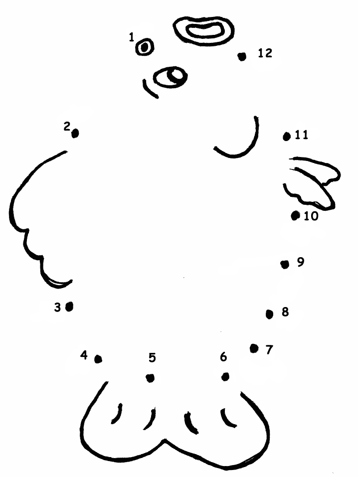 Раскраски соедини по точкам соедини по точкам рыбка, рыба 